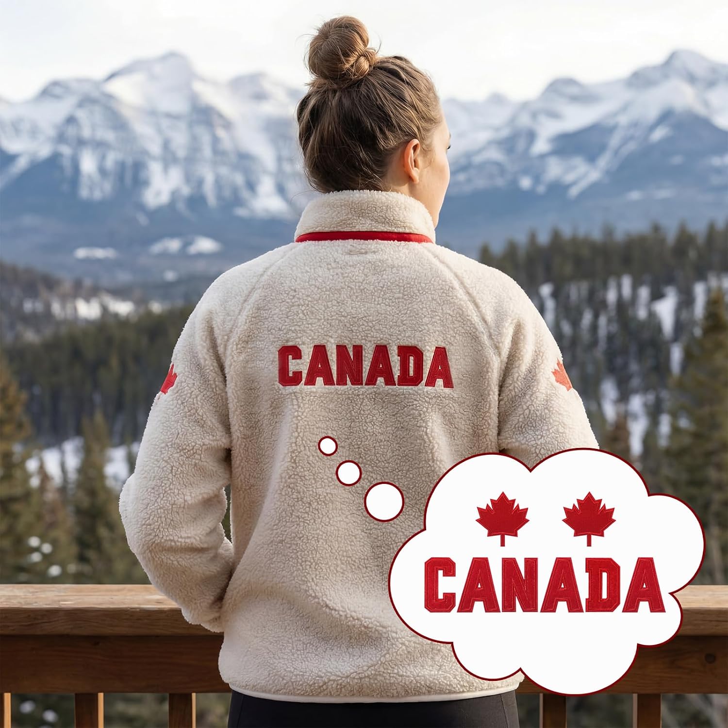 7 Pcs Red Canada and Maple Leaf Embroidered Patches Set 2 Maple Leaf Patches 5 Letter Patch Iron on or Sew on Patch for Fleece Sherpa Jacket Movie Fans Gift