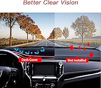 Vista 3 de Funda para alfombrilla de tablero personalizada, consola central interior compatible con Dodge Ram Big Horn Laramie 1500 2500 3500 Pickup 2019 2020