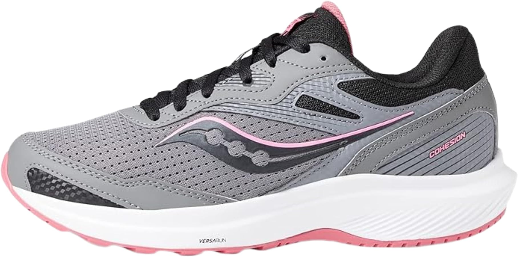 Size 9.5 - Saucony Cohesion 16 Light Grey Black S20781-33 Saucony Cohesion 16 Running Shoe | S10781-14 Grey - Walmart.com main image 4