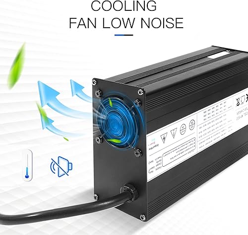 Miniatura 3 de Cargador de batería de litio de 48V 15A 58.4V 15A LiFePO4 Cargador inteligente de batería utilizado para 16S 48V 80ah 100ah 120ah 150ah 200ah