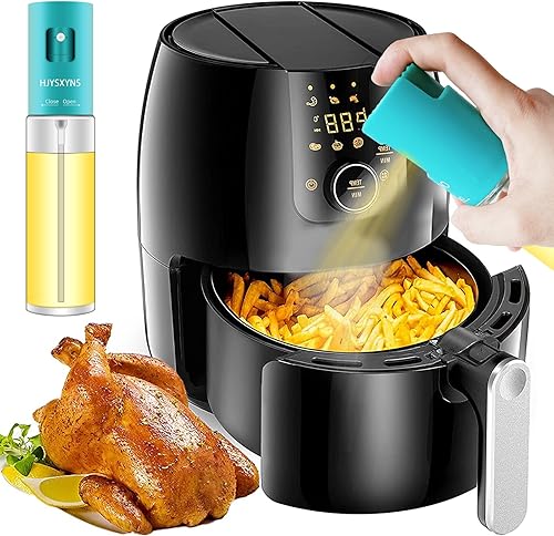 Miniatura 5 de Pulverizador de aceite de cocina, botella de spray de aceite de vidrio de 3.4 fl oz, rociador de aceite de oliva, dispensador de aceite de artilugio