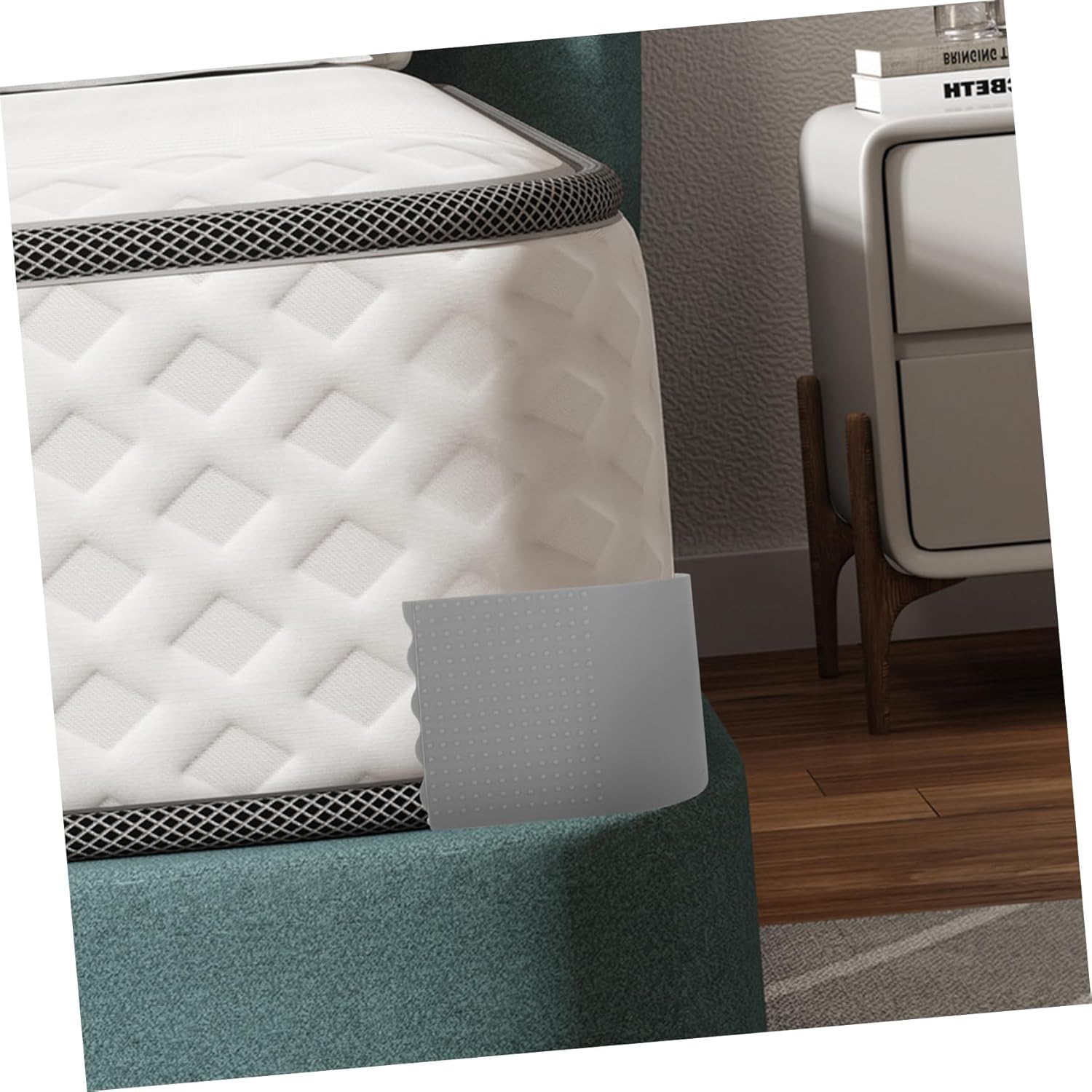 Silicone Bed Sheet Stabilizers Clips 4pcs Non-Slip Fasteners for Secure Bedding Invisible Anti-Slip Holders for Use Fits Mattress Sizes