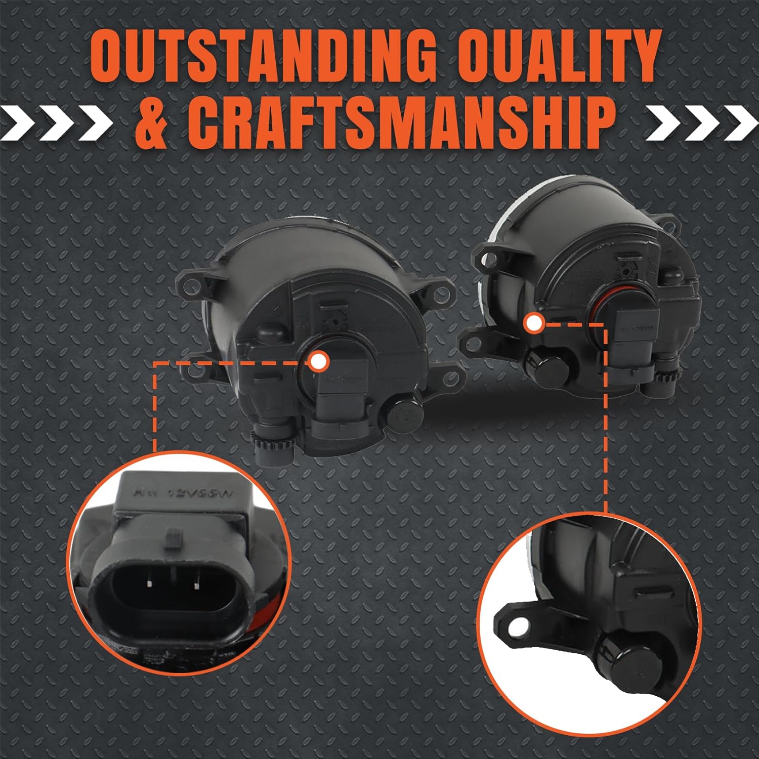 labwork 1 Pair Fog Lights Lamps Assembly Replacement for Toyota Tacoma 2012-2015 Driving Fog Lights Lamps with Bulbs Fog Light Covers Harness Switch