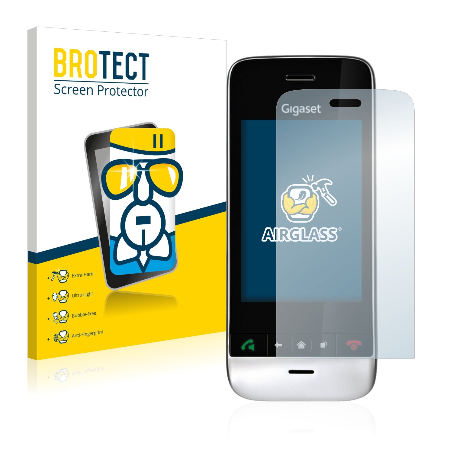 Brotect Pellicola Protettiva Opaca Per Gigaset SL910 (Cavità Allungata) – Anti-Riflesso, 2 Pezzi, Made In Germany - 2