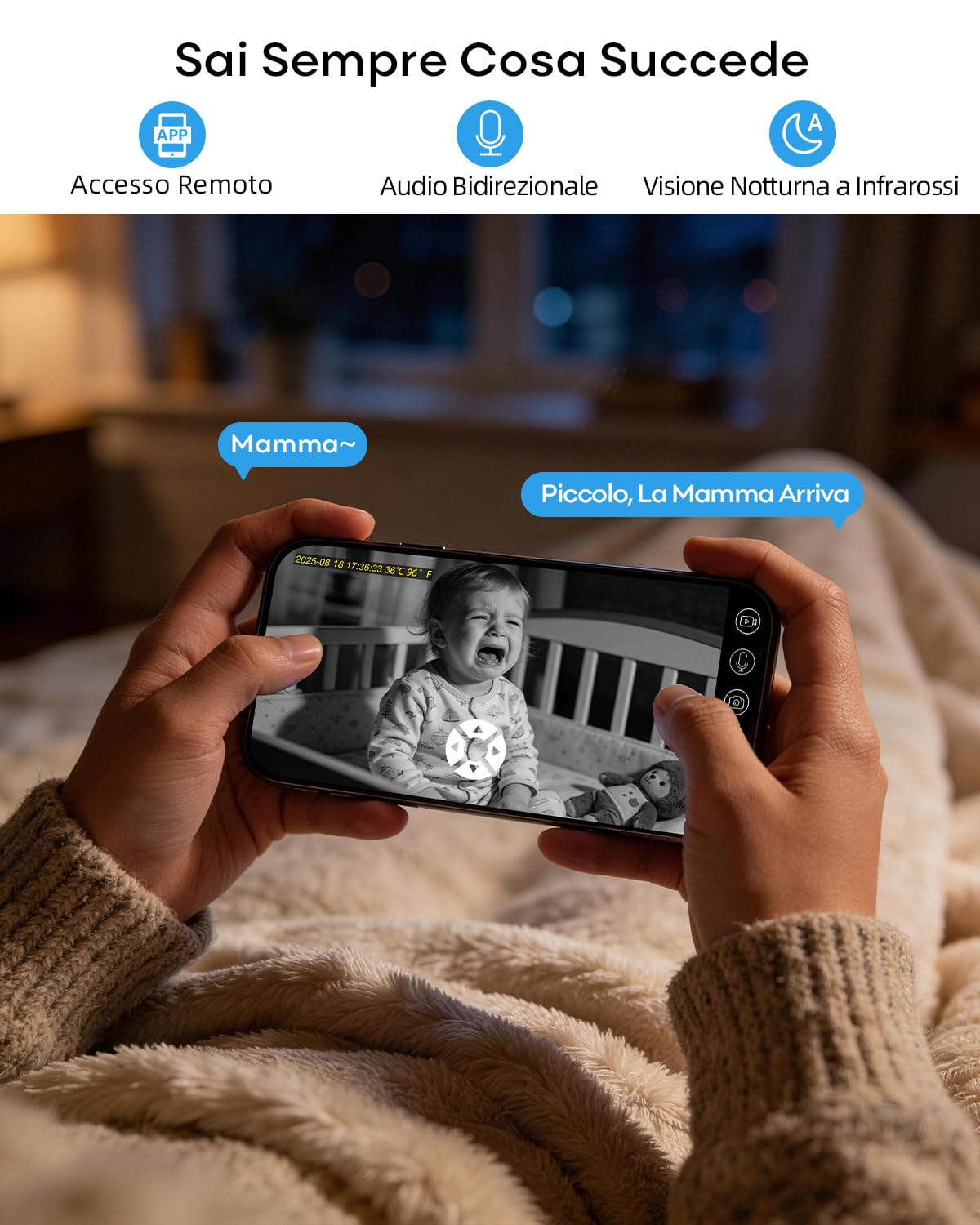 Xega 4G LTE Telecamera Interno con Sim/ 7800mAh Batteria senza Fili, 360° PTZ Telecamera Senza WiFi, 2K Videocamera Sorveglianza Interno con Visione Notturna a Colori, PIR Rilevamento, IP65