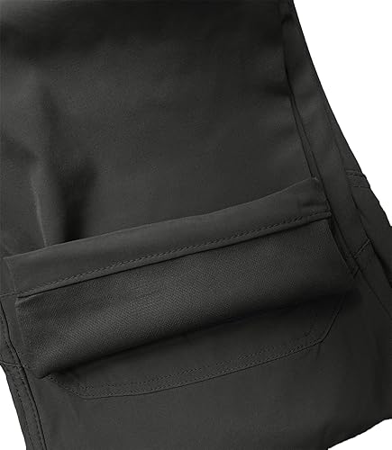 Miniatura 6 de YAXHWIV Pantalones tácticos Flex Ripstop para hombre, ligeros, para senderismo, casuales, con múltiples bolsillos, resistentes al agua (sin cinturón)