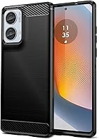 Vista 150 de Funda Qiinogow compatible con Samsung Galaxy A23 4G/5G, cubierta delgada para teléfono con absorción de golpes, funda protectora de fibra de carbono