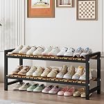 Vertical Shoe Rack (Black, 1-Tier)