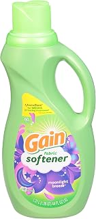 Gains MoonLight Breeze 1.31L 44oz 液体柔软剂 衣物用 美国制造