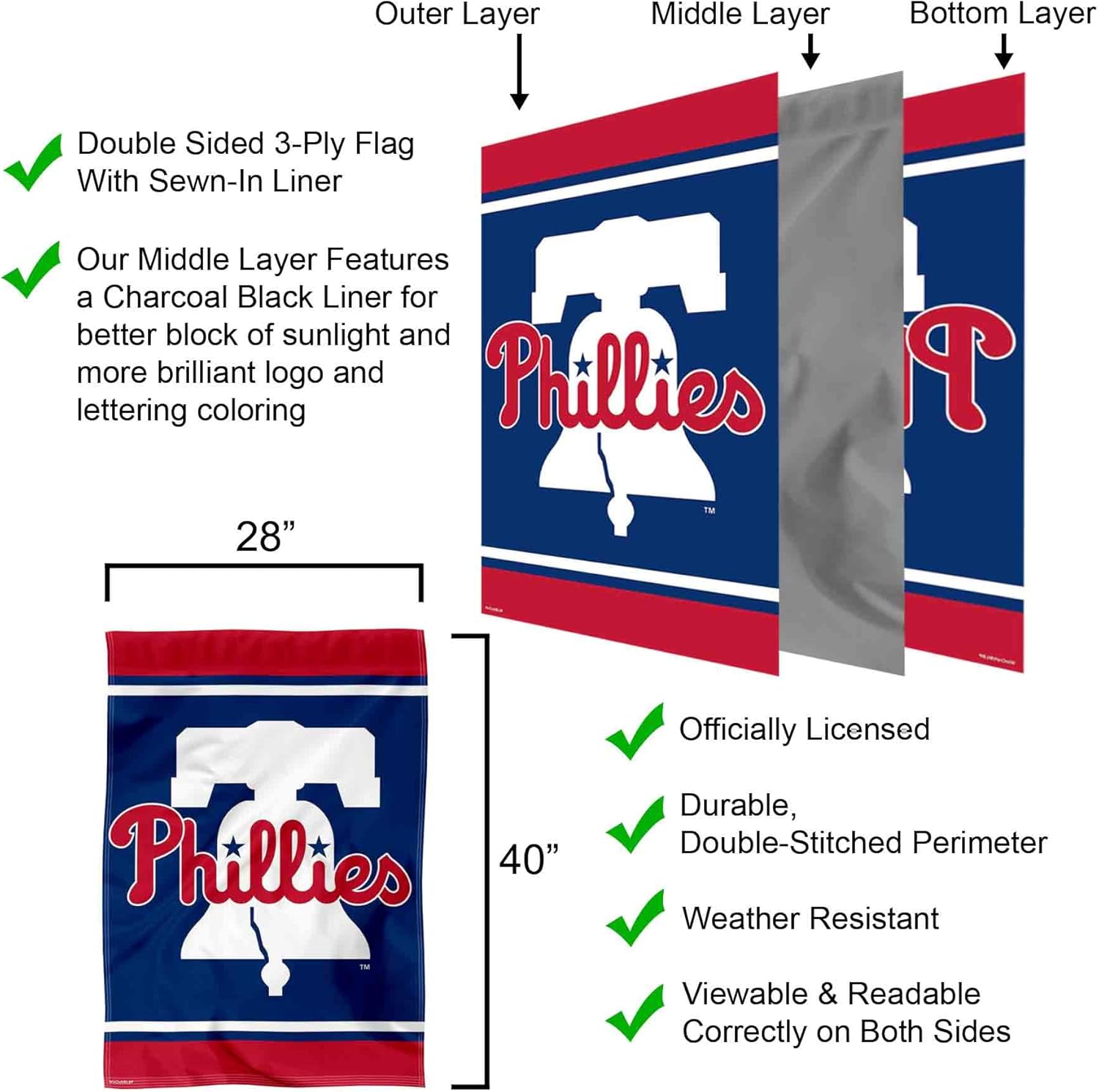 Philadelphia New Bell Double Sided House Flag