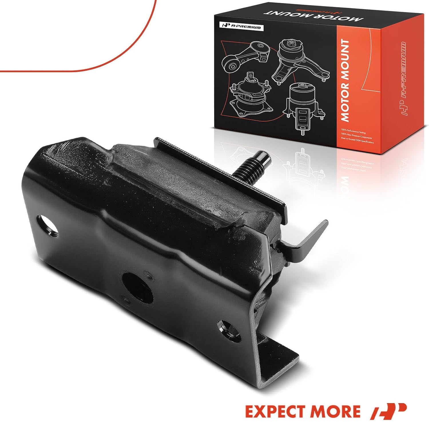 A-Premium Transmission Mount Compatible with GMC Savana 1500 2003-2014, Savana 2500 2003-2006 & Chevrolet Express 1500 2003-2014, Express 2500 2003-2006, 4.3L