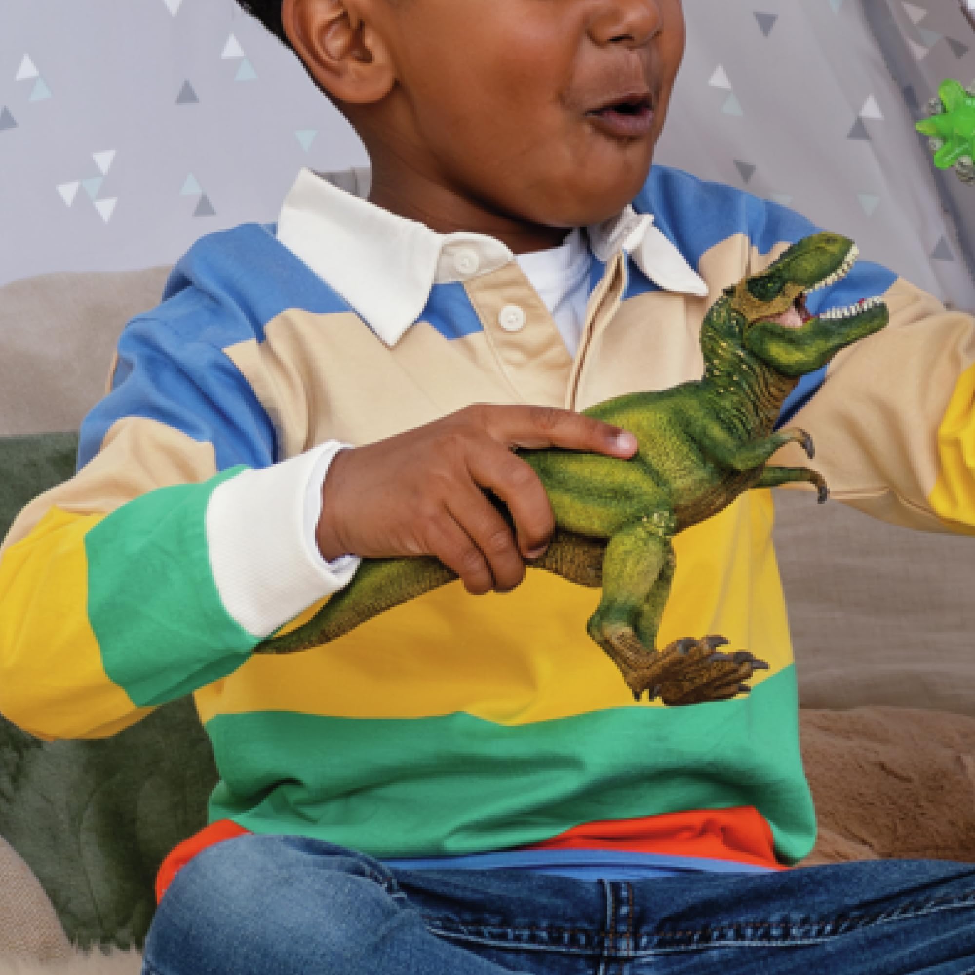 Schleich Dinosaurs | Tyrannosaurus Rex 14525 | Dinosaurio Realista con mandíbula móvil | Gran Regalo para niños y niñas | Juguete de Dinosaurio Partir de 3 años | 28 x 10 x 14 cm
