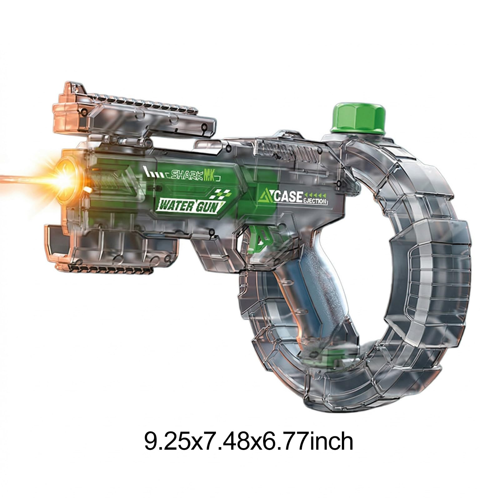 Pistola de agua eléctrica con luces LED – Recargable
