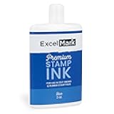 Self Inking Stamp Refill Ink - 2 oz. - Blue Ink