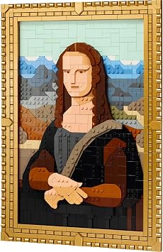 LEGO ART Mona Lisa 31213 - Decorative Collectible and Exhibitable Leonardo da Vinci Painting Production Set for Adults, Birthday Gift Idea (1503 Pieces)