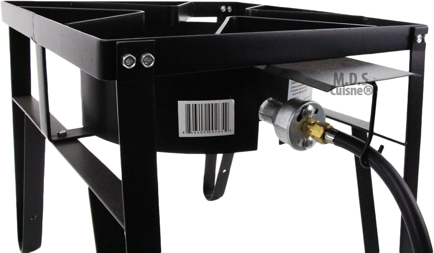 Single High Pressure Gas Burner Square Patio Outdoor Stove Propane Camping Heavy Duty