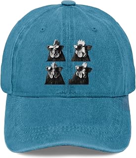 Photobooth Selfie Farm Chicken Hats for Womens Low Profile Washed Distressed