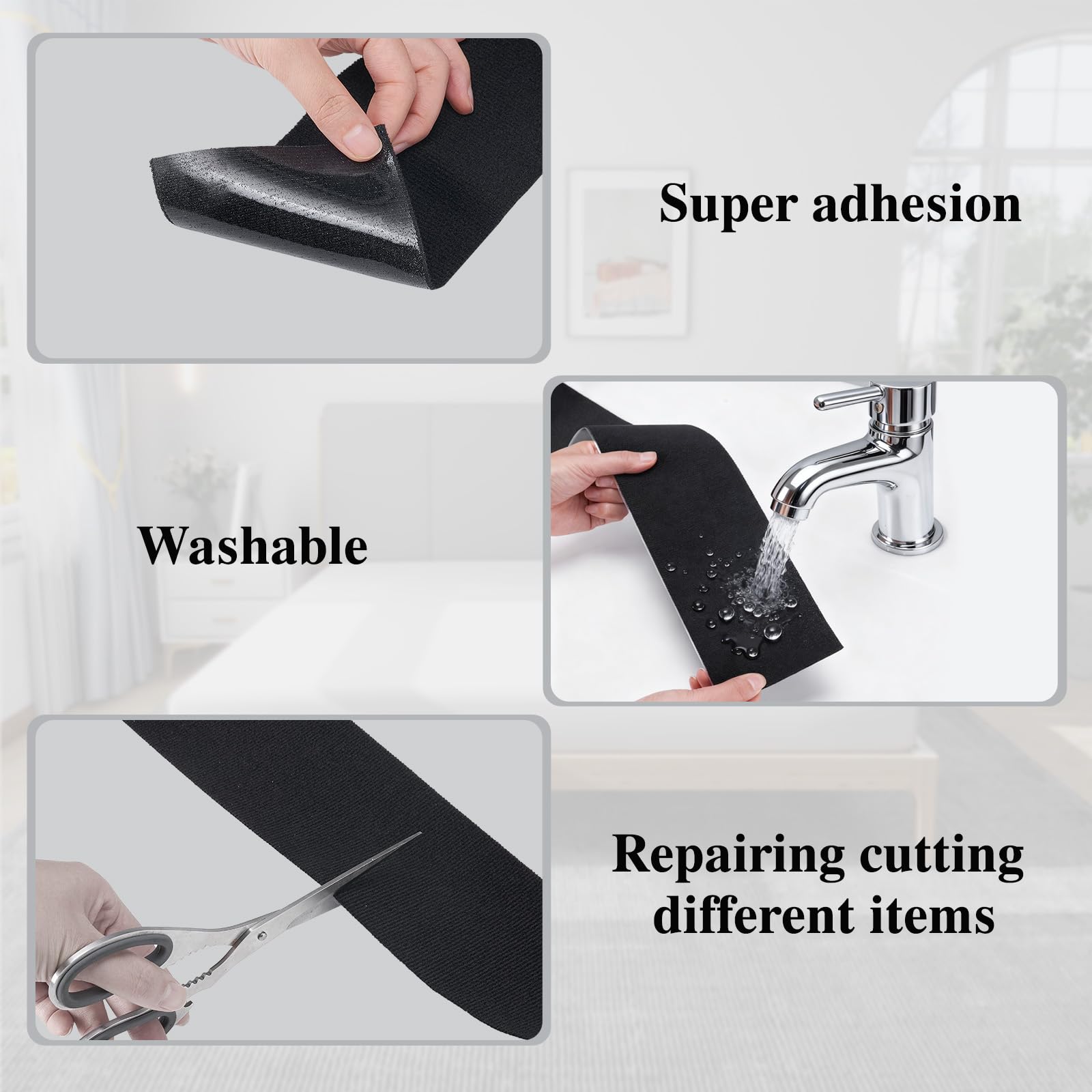 Tiusixsy Tela Adesiva Per Tessuti, Pelle Adesiva Per Riparazioni, per Divani, Sedie da Ufficio, Sedili di Auto, Tende e Mobili