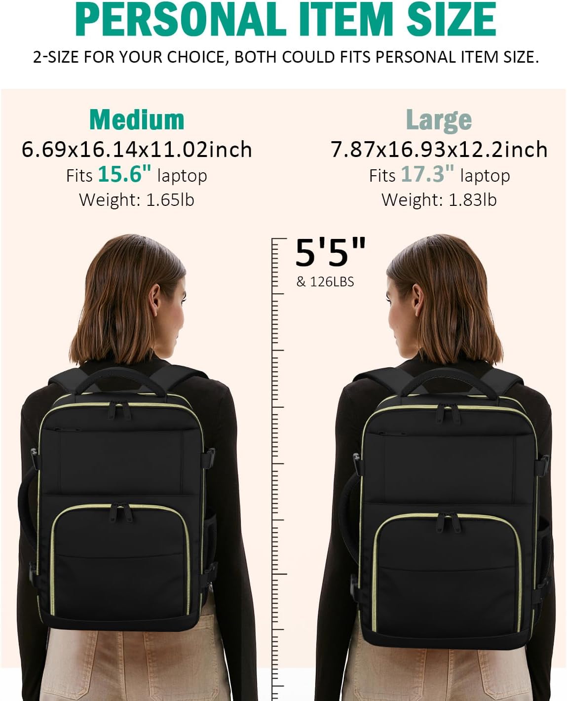 Tuwubi Travel Backpack For Women, Carry On Backpack for Men Flight Approved Airline Personal Item Travel Bag TSA Business 15.6 in Laptop Mochila, Travels Essentials Bookbag for Work Weekender (Black) Tuwubi Travel Backpack For Women, Carry On Backpack for Men Flight Approved Airline Personal Item Travel Bag TSA Business 15.6 in Laptop Mochila, Travels Essentials Bookbag for Work Weekender (Black)