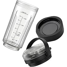 3-Piece Replacement Cup Set for Ninja Blast Portable Blender