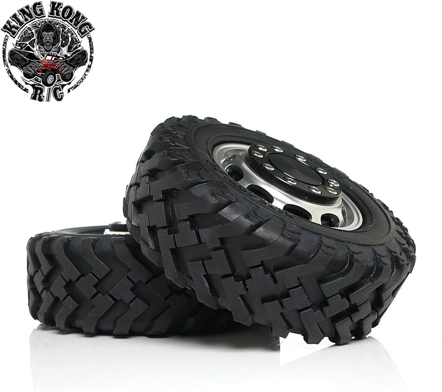 Ruota Posteriore Per Trattore Cingolato RC Scala 1/12