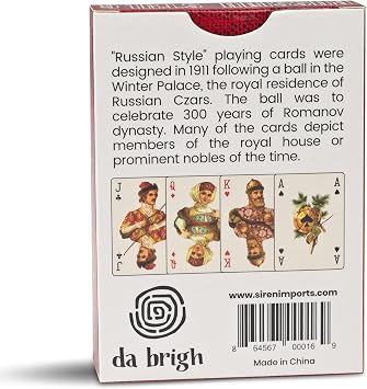 Da Brigh Russian Style Playing Cards Deck