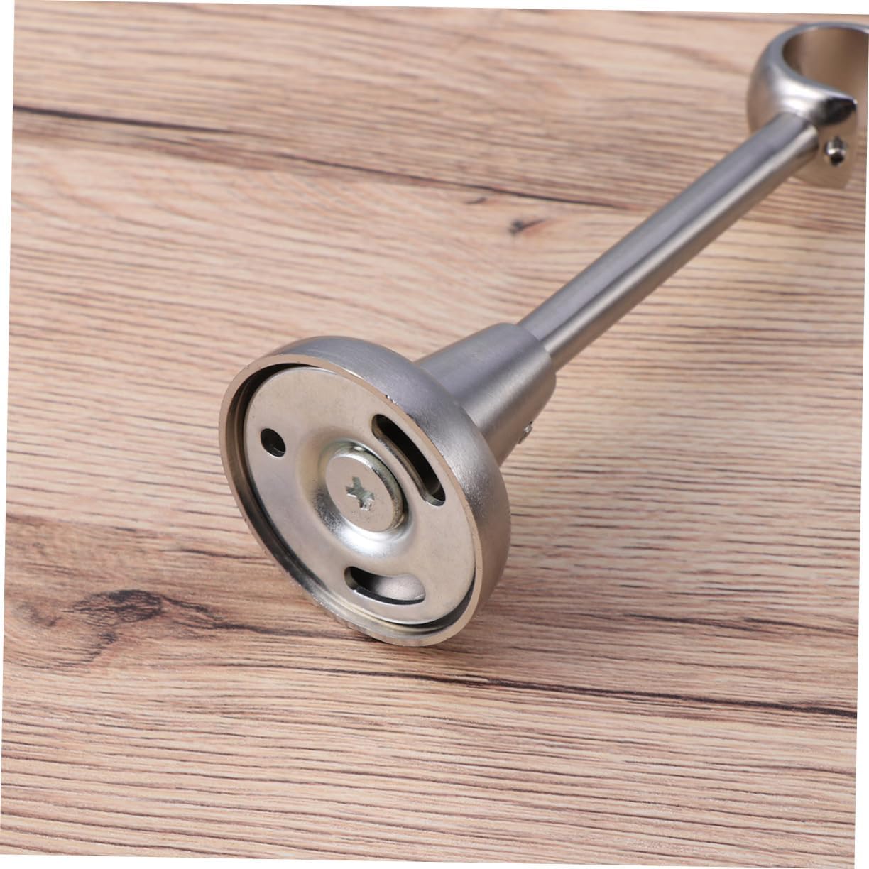 2pcs Double Curtain Rod Brackets Drapery Holders for Vintage Home Easy to Install Curtain Pole Supports Sturdy Wall-Mounted Rod Bracket