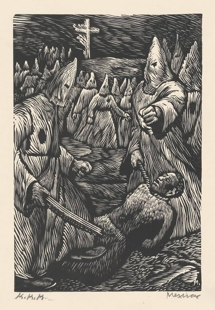 Amazon.com: K.K.K. (1927) Poster Print by Adolfo Mexiac (18 x 24