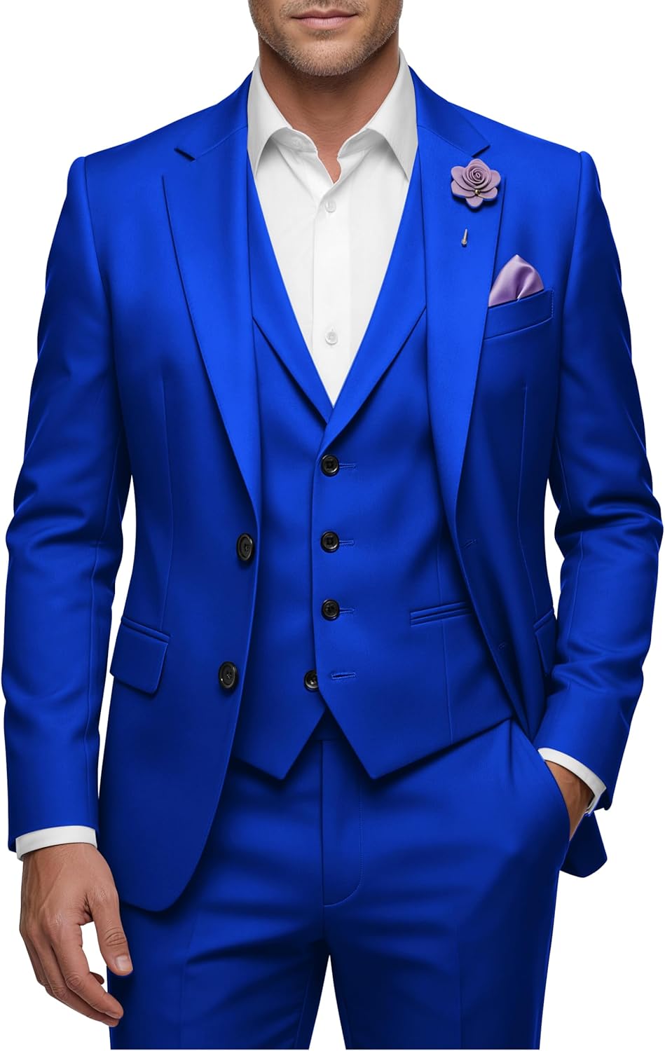 3 Piece Suits for Men Regular Fit Wedding Prom Suit Men Business Formal Mens Suit Jacket Vest Pants Set