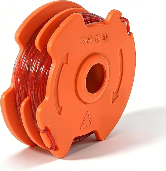 MOECSHSY Strimmer Spool for Mcgregor, Worx, 1.6mm Double Autofeed Spools Replacement Compatible with McGregor MET6032 MET4530 MET3525, for Worx WG104- WG124-1 Pack - 1