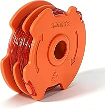 Strimmer Spool for Mcgregor, Worx, 1.6mm Double Autofeed Spools Replacement Compatible with McGregor MET6032 MET4530 MET3525, for Worx WG104- WG124-1 Pack