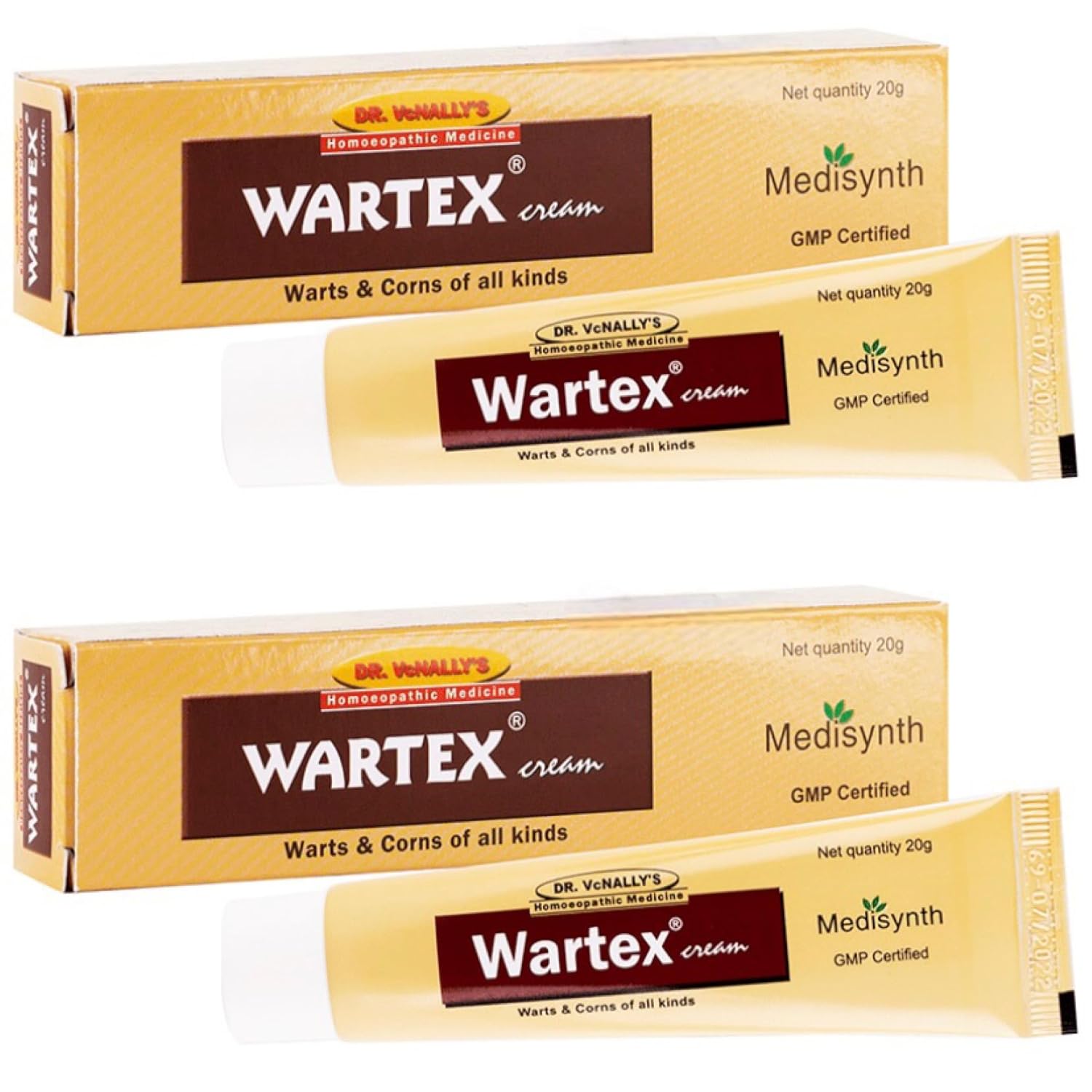 Medisynth Wartex Cream For Warts 25 gm Pack Of 2 Amazon.in Beauty
