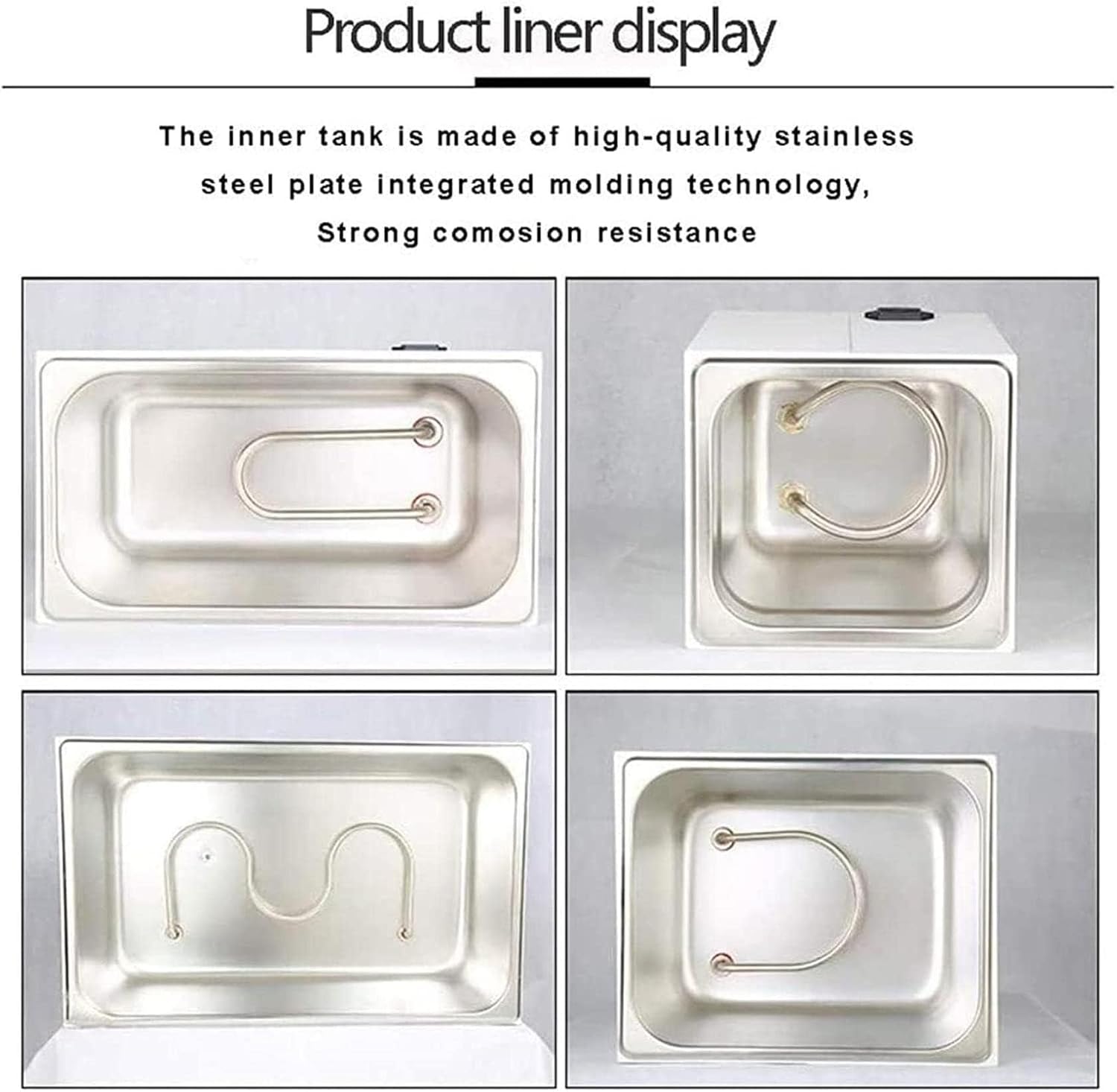 Scientific Digital Lab Water Bath, 1/2/4/6Holes Electric Heating Thermostatic Water Bath,Stainless Steel Liner Laboratory Water Bath Supplies(4holes)