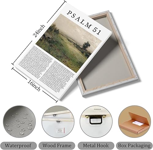 Vista 53 de Arte de pared de acuarela de Jesús, pintura en lienzo cristiano, imágenes de las Escrituras, decoración de pared, póster con versículos bíblicos