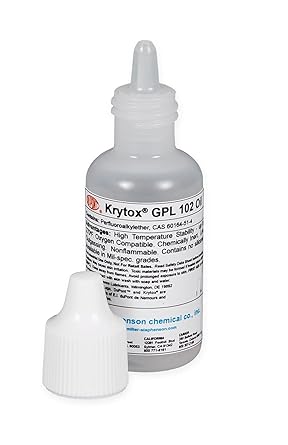 Krytox by Chemours 1oz Drip Bottle - Industrial Oil, Model Number: MS1020101
