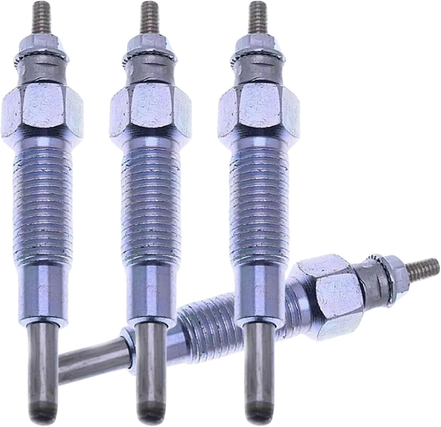 4PCS 1540165510 Glow Plug Fits for Bobcat 643 645 743 Kubota V1501 V1500 D1402 D1100 D1301