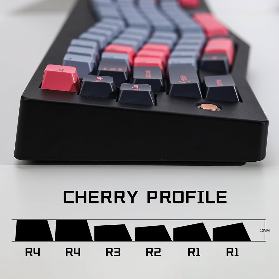 Amazon.com: KBDiy 8008 PBT Double Shot Keycap Set,174 Keys Retro