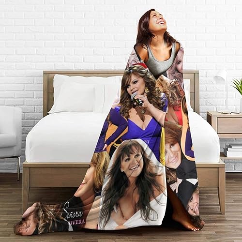 Miniatura 5 de Jenni Singer Rivera - Manta de franela polar para todas las estaciones, cálida y ultrasuave, para cama, sofá, cama, sofá, dormitorio, 80 x 60