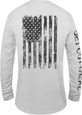 UPF 50+ Fishing T Shirts for Men Women Long Sleeve - UV Sun Protection | SPF, Quick-Drying, Moisture-Wicking, Breathable, Lightweight