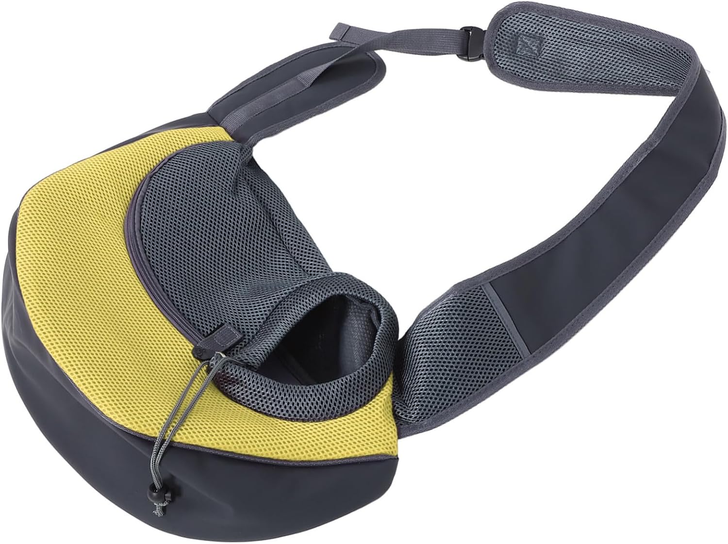 LIOOBO Pet Dog Sling Carrier Breathable Stylish Pet Carrier for Small Dogs and Cats Lightweight Outdoor Travel Sling Bag for Puppies for Hiking and Daily Use Yellow
