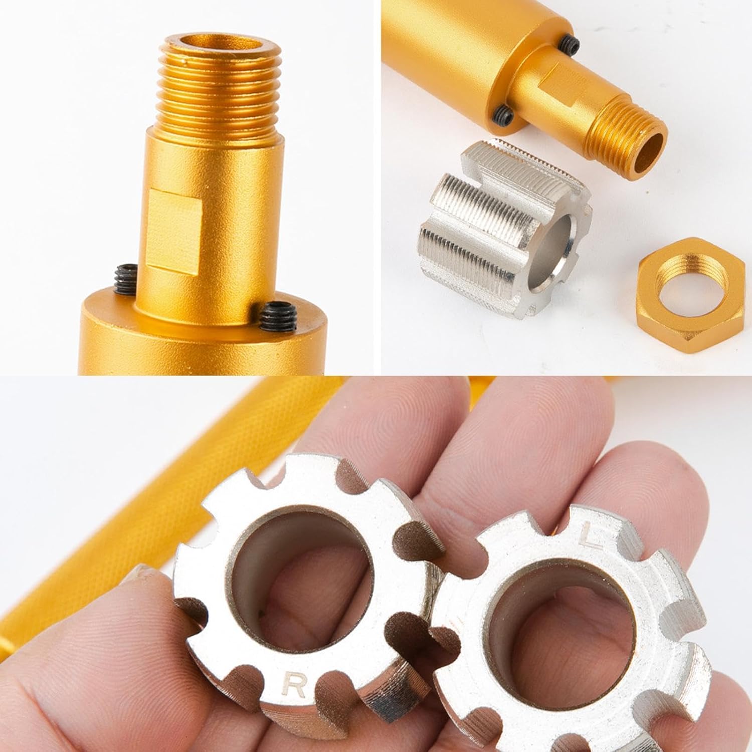 Colaxi Bicycle Bottom Bracket Tapping Tool Bike Frame BB Thread Tap Repair Tools Professional Aluminum Alloy Bike Repair Tools