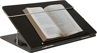Novesto Dark Black Writing Desk Elevator Adjustable Height Foldable and Portable Laptop Stand Office and Reading Use (15 x... Price In India