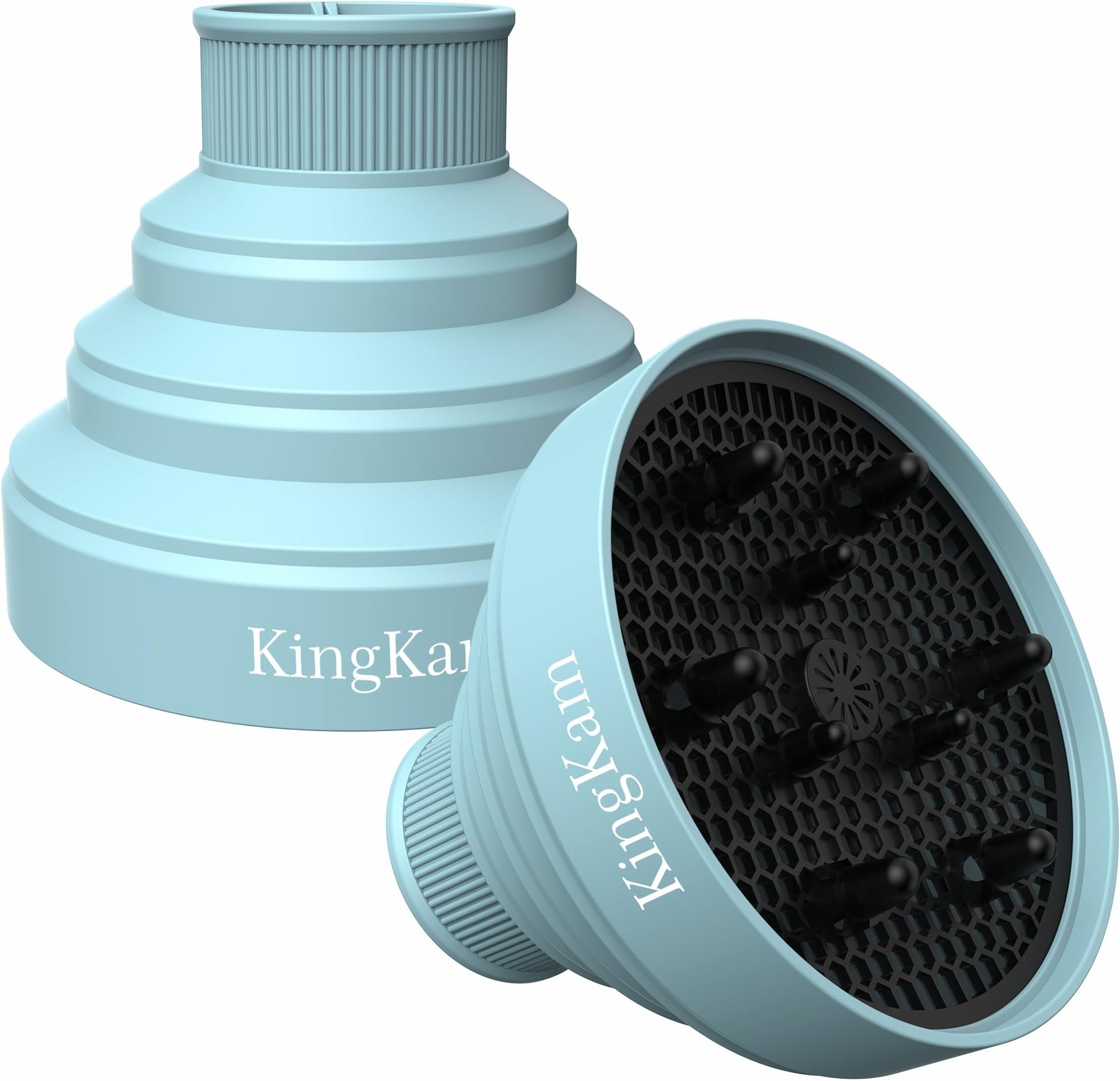 Collapsible Silicone Hair Diffuser, Fit 1.575-1.968 inch Nozzle