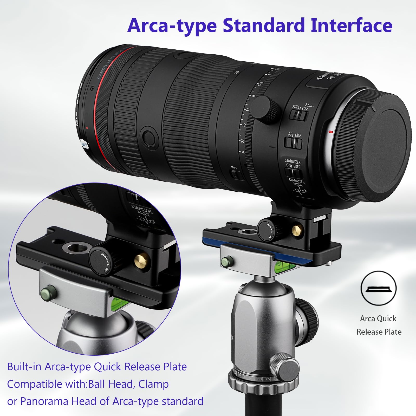 Amazon.com : Haoge LF-R720Z rf 70-200 Z Lens Collar Replacement