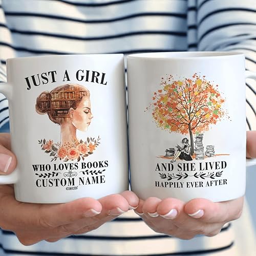 Miniatura 41 de CUBICER Tazas de café personalizadas con nombre personalizado, tazas de cerámica blanca, taza de café de guitarra para amantes de la música