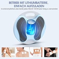 Wilwish EMS lábmasszírozó vérkeringés stimulátor USB töltéssel 2