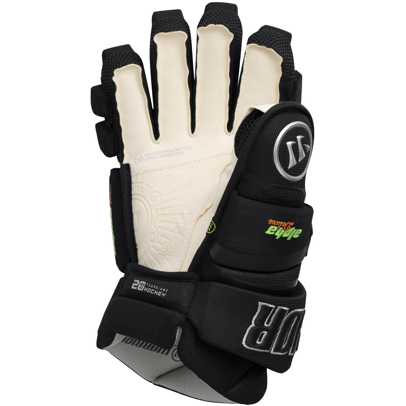 Warrior Alpha Deluxe Senior - Guantes de hockey sobre hielo