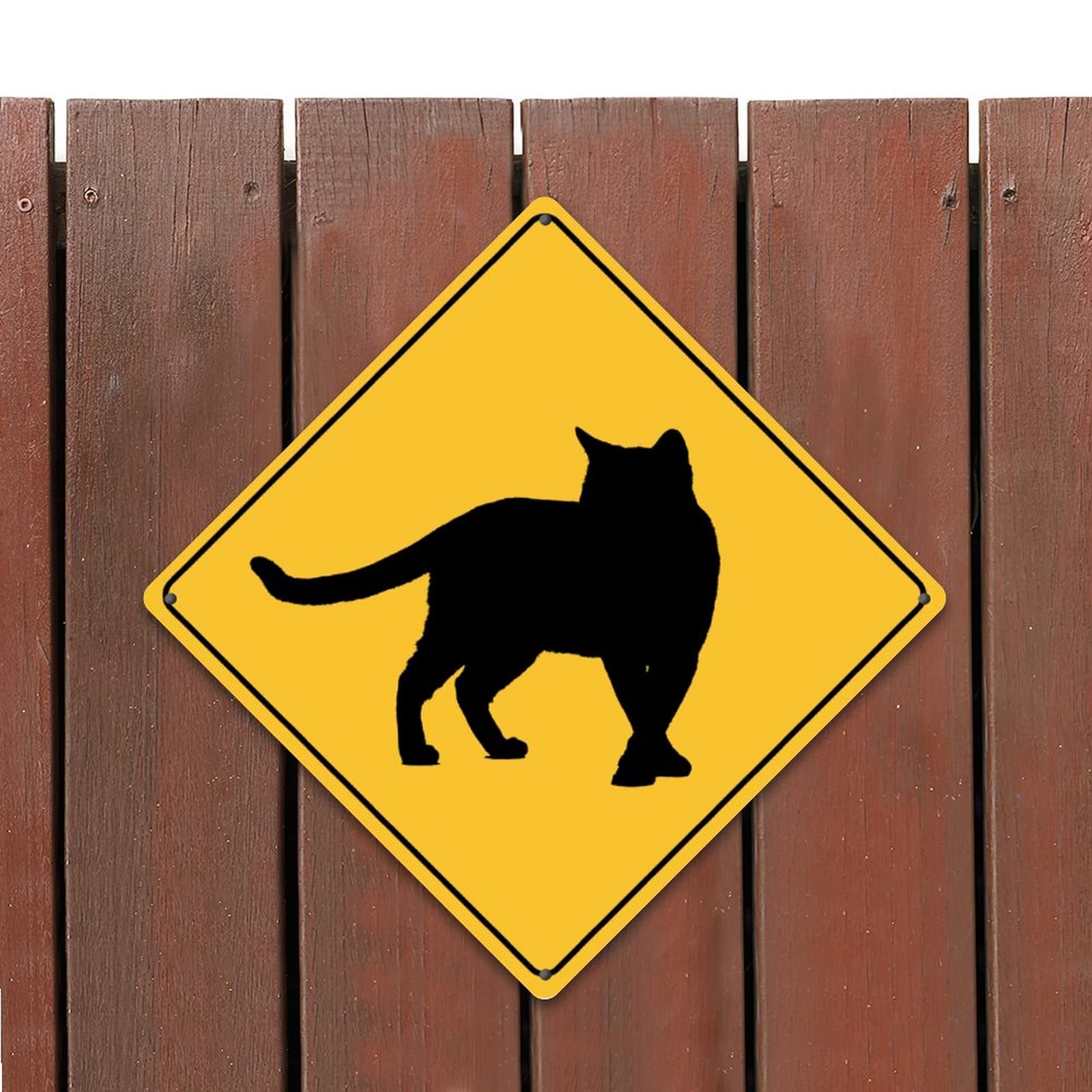 Metallschild 'Caution Beware Of Crab Crossing Zone' – 30x30 Cm, Wetterfest, Aluminium, Mit Aufhängebohrungen