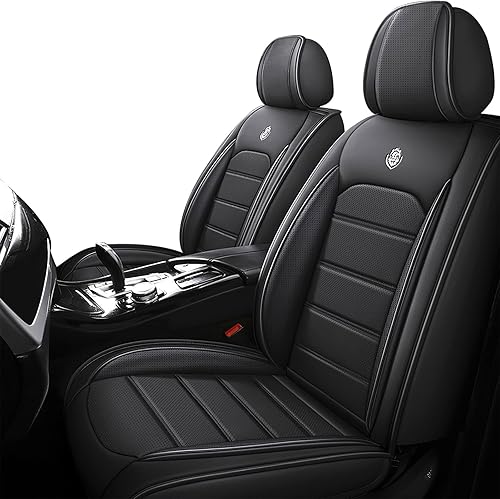 Fundas de asiento delantero de automóvil para BMW X3 2004-2024, 2 asientos de ajuste personalizado, cojín protector de cuero, fundas interiores de