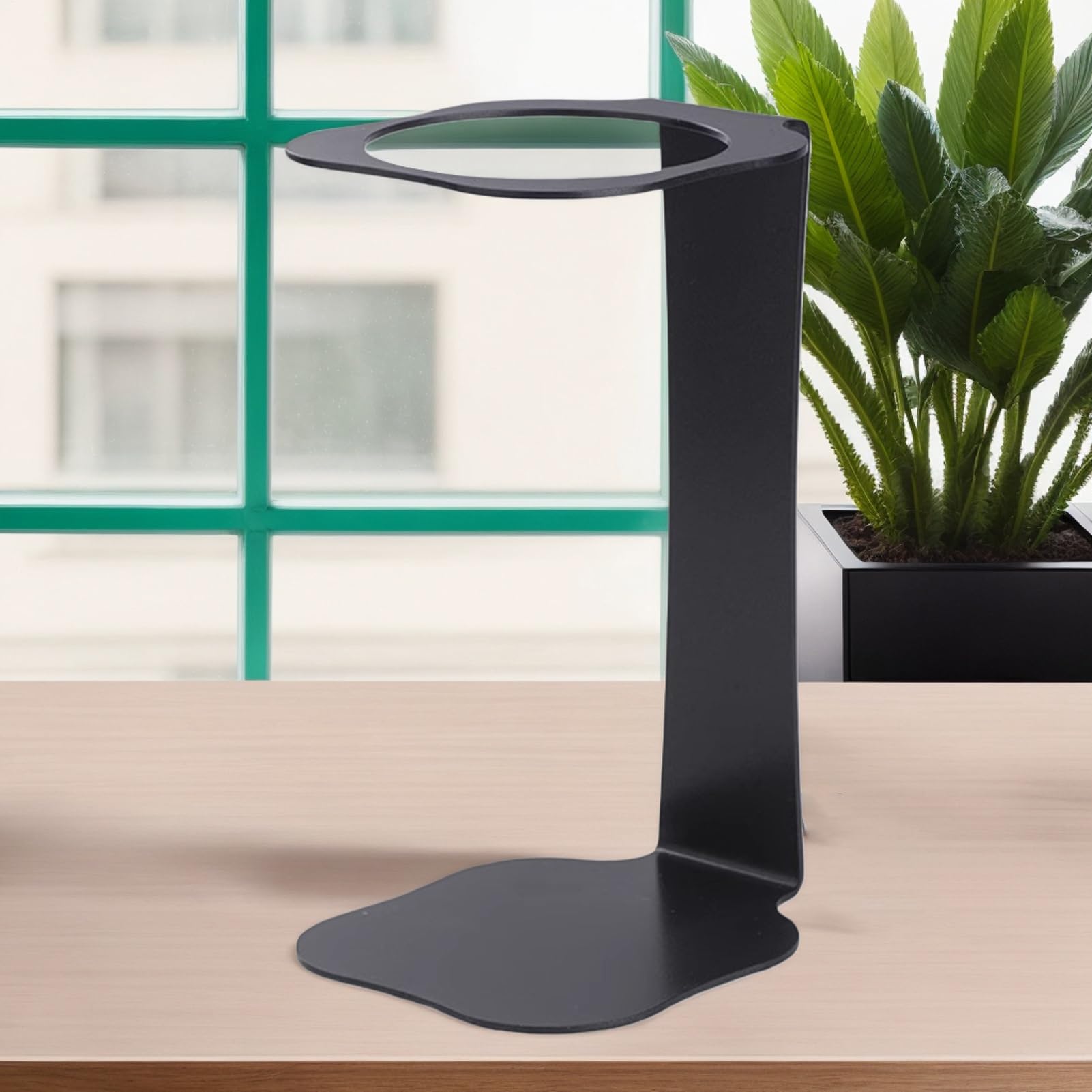 Stazione di versamento del caffè, supporto portatile per macchina del caffè, stazione filtro compatta con base, griglia multifunzione per macinare la birra per cucina, studio, campeggio, casa e